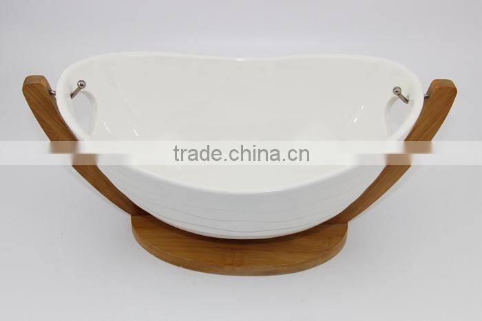 2015 NEW design big fruit ceramic bowl for party