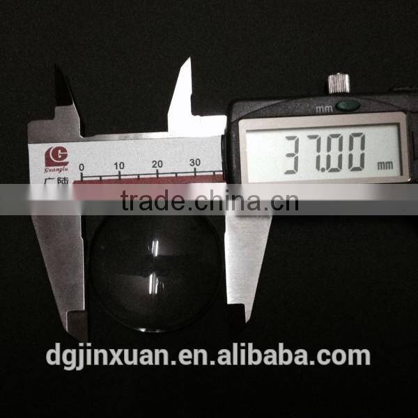 High quality optical acrylic google cardboard biconvex lens 37mm diameter