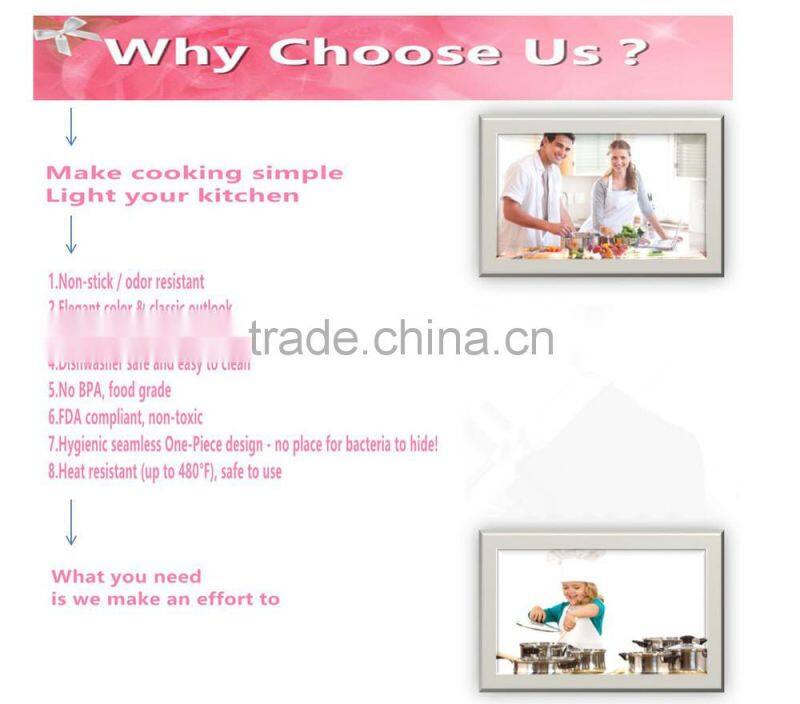 long handles spatula kitchen utensils Silicone Kitchen Utensil