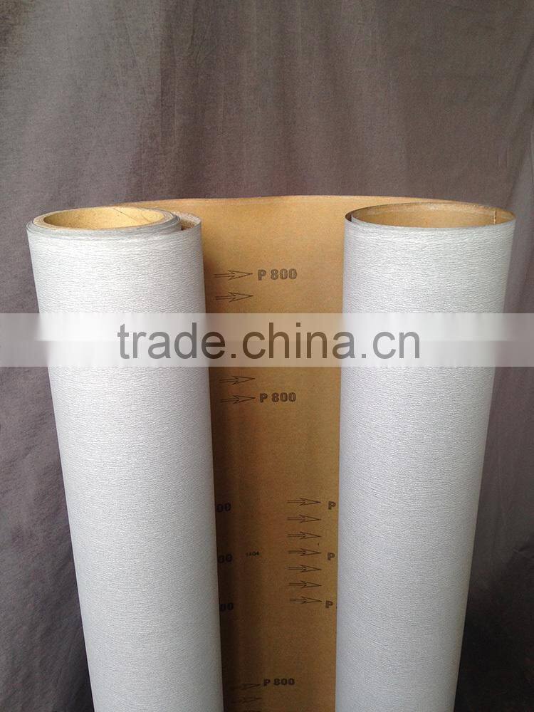 BP86C dry zinc stearate coated abrasive paper roll silicon carbide kraft paper Instrument paint polishing