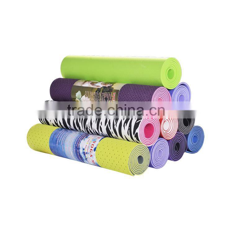 Washable gym equipment yoga mat