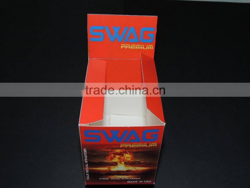 custom logo printing paper box display box with nice price