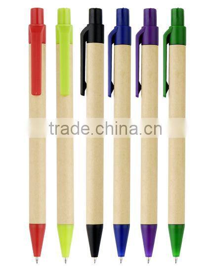 User-Friendly Recycle Paper Pen Eco Pen