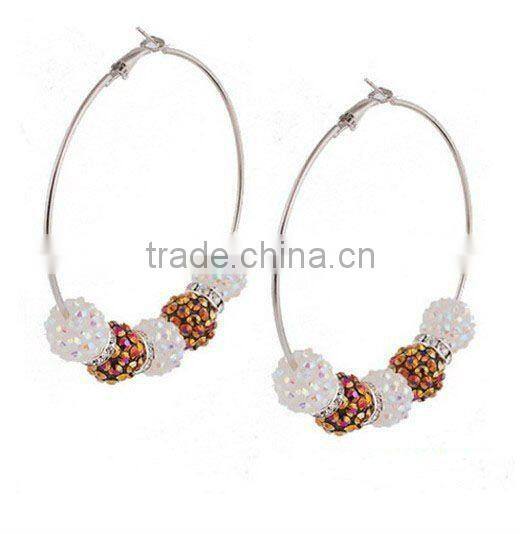 Hot design basketball wives hoop earring