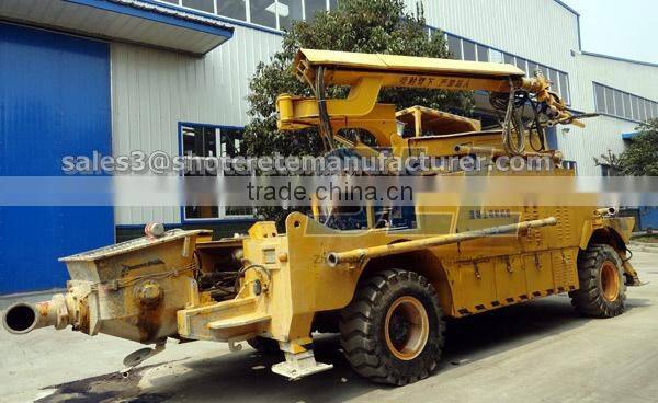 SKC30 tunnel construction concrete spray robot telescope arm shotcrete system