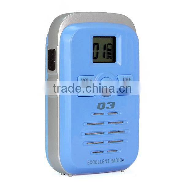 Mini small size portable radio Luiton Q3 UHF band walkie talkie