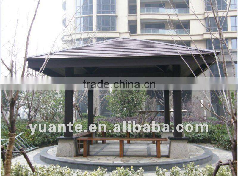 Anti-aging and recyclable WPC Pavilion/laminate flooring