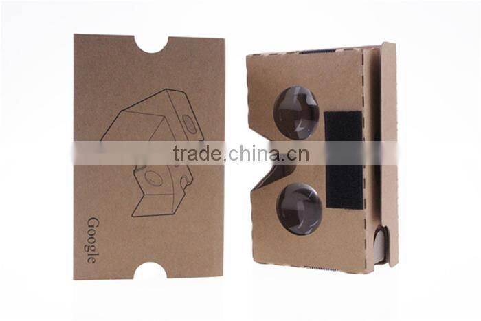 Newest google cardboard vr 3d glasses headstrap virtual reality 3D glasses Google cardboard version 2.0 with 4.8"5.0"6.0"inch