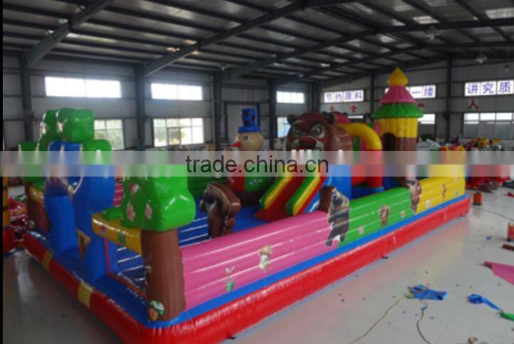 Kids playground inflatable bouncer house for sale