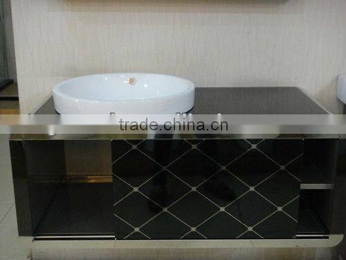 China products 304 stainless steel cabinet bathroom vanity GD2002