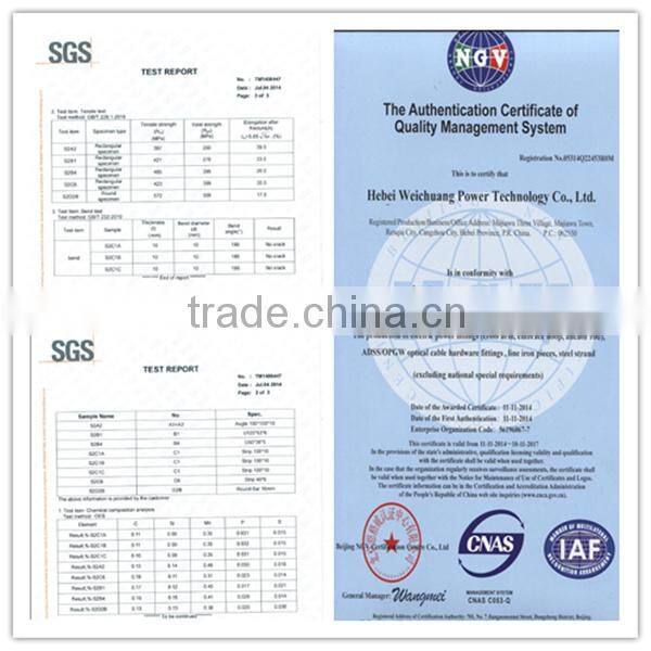 High quality suspension clamp for line fittings