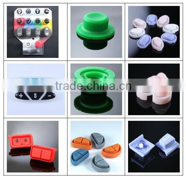 Newest design Durable flexible Silicone rubber button