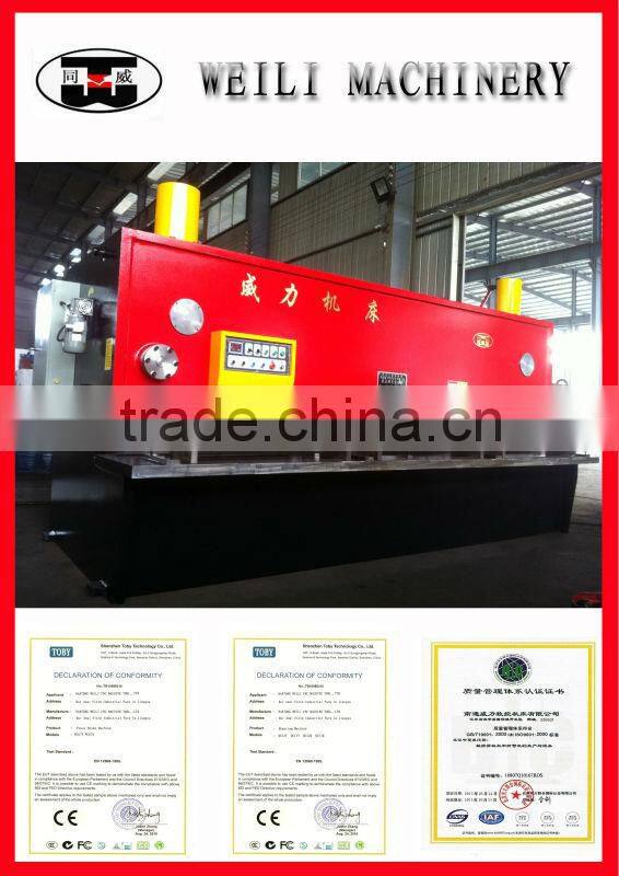 Professional OEM/ODM Design Advanced shearing machine for metal cutting