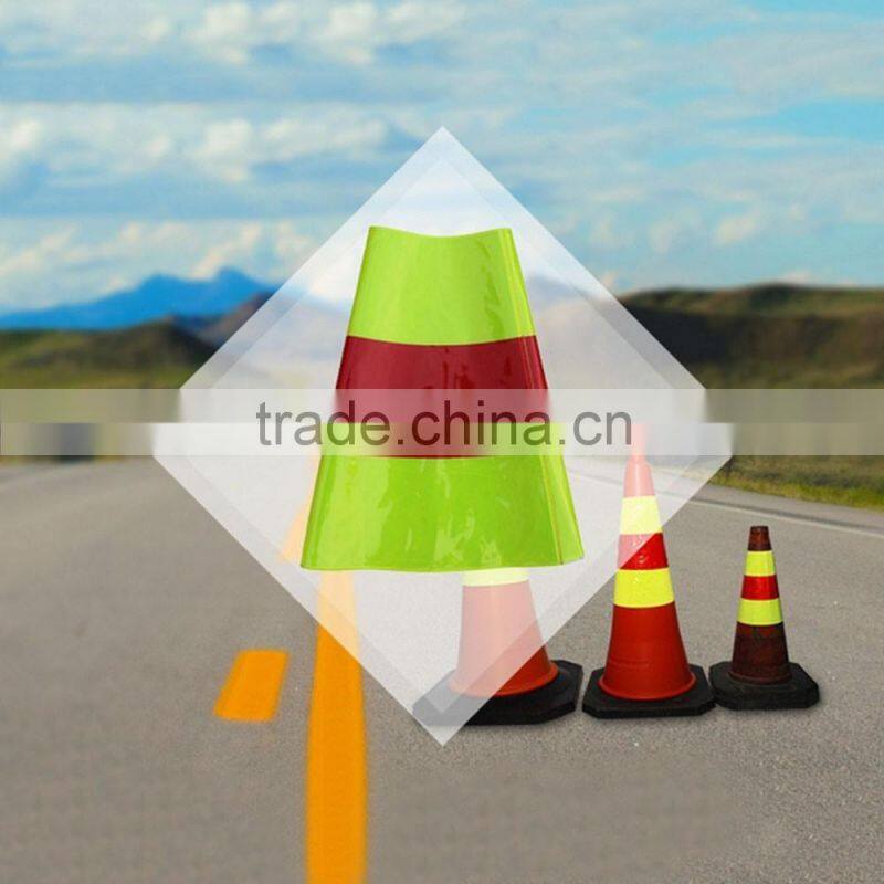 Fluorescent green and red printable collars traffic cone paper