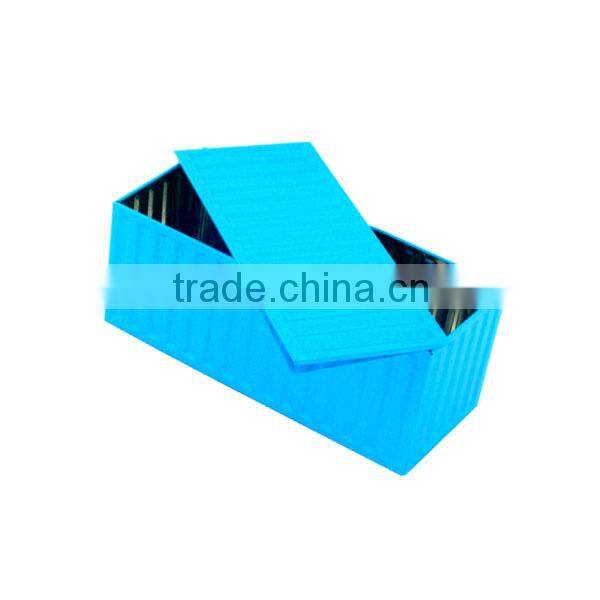 Red embossing coffee tin box for sale