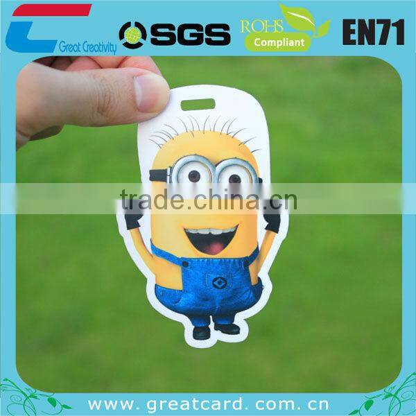 Professional factory PVC Irregular shape card