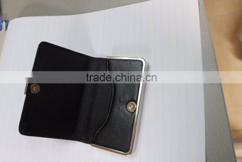The most popularity embossing hot stamping card , Italy import leather card holder, exclusive customer design card holder