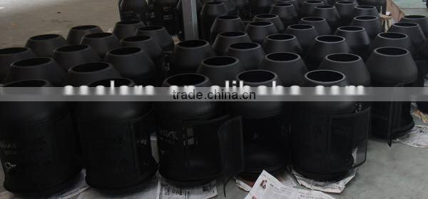 Heat resistant bottle shaped fire pit