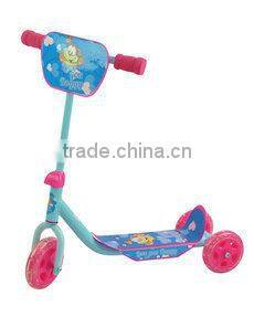 new design 4PU wheel frog kick scooter for kids