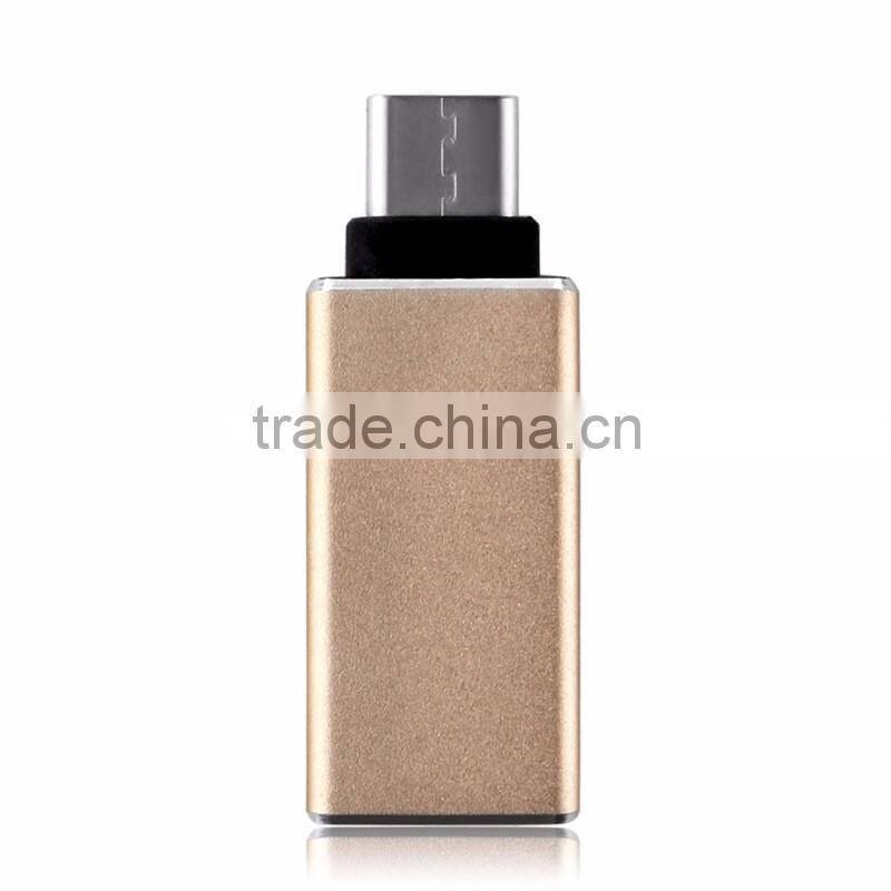 100% Genuine Metal head USB 3.1Type C Male to USB 3.0 Female Data Adapter Converter OTG