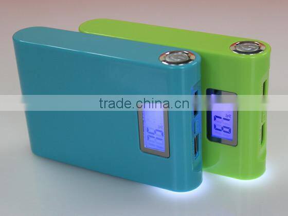mobile phone charger led torch light portable power bank