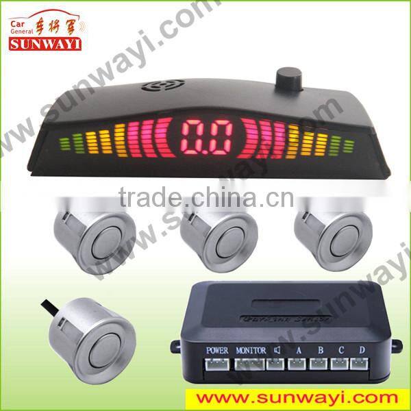 LED Parking Sensor System Car Reverse Backup Radar Auto ,2,4,6,8 Sensors