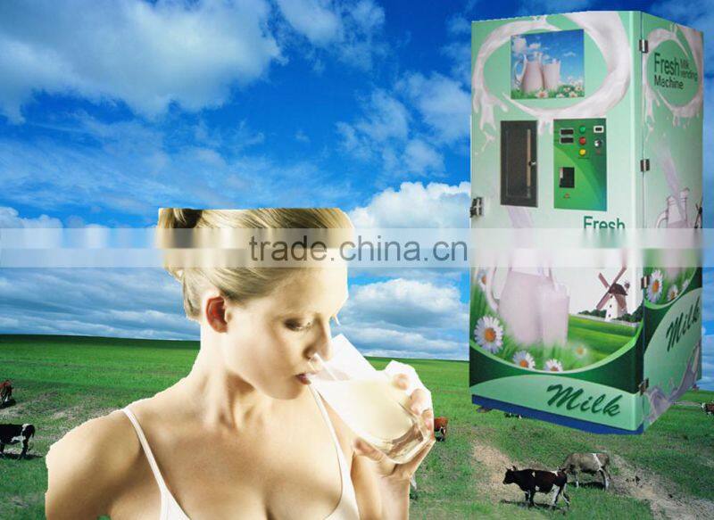 Popular in Kenya 150L, 200L, 300L, 500L self-service hot sale milk vending machine, fresh milk dispenser, milk atm machine