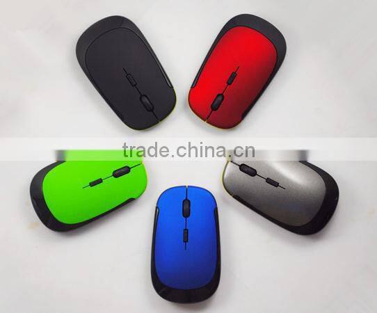 2.4Ghz colorful wireless mouse at factory price