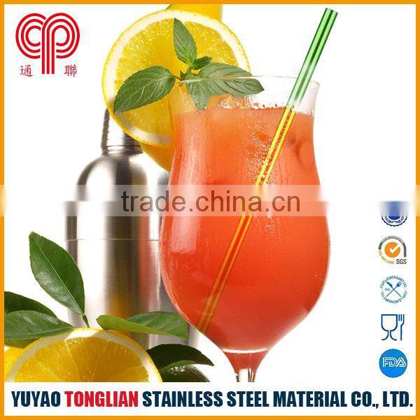 Factory price colored drinking straw aluminum