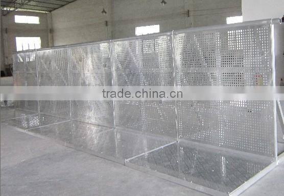 RP aluminum crowd control concert barricade with TUV cetificate