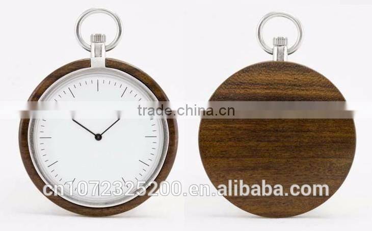 BOSCEN New Vogue Custom Logo Japan Movt Quartz Pocket Bamboo Wooden Wood Wrist Watches