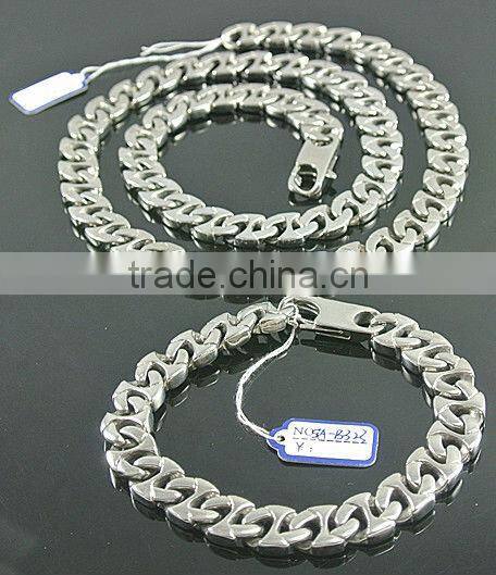 BN323 the most popular stainelss steel jewlery sets