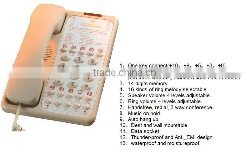 Wholesale coreded telephone set