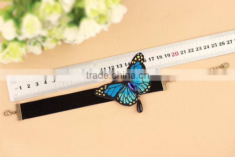 good quality gothic fancy butterfly anklet