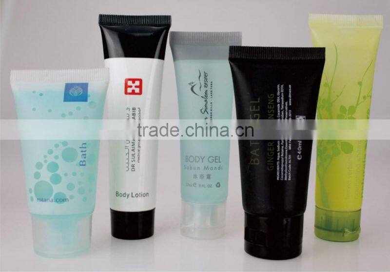 30ml cosmetic PE plastic tube with flip top cap