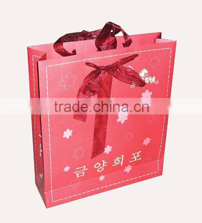 Shiny paper birthday gift bag