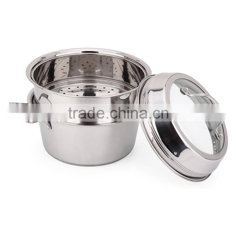 Stainless Steel Hot Multi-purpose Cooking Steamer Pot And Stock Pot