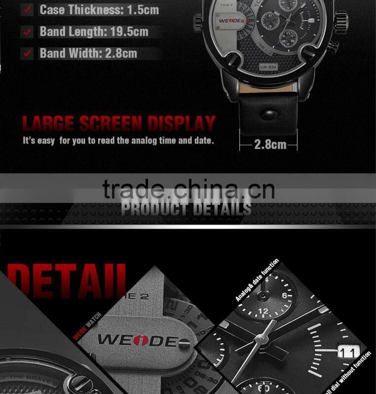 WEIDE WH3301 wholesale watch Relogio Sport 2014 factory china japan quartz watch Complete Calender super sale energy waterproof