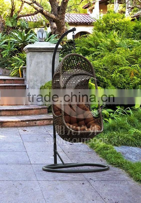 Wholesale price new design indoor swing chair with stand for adults