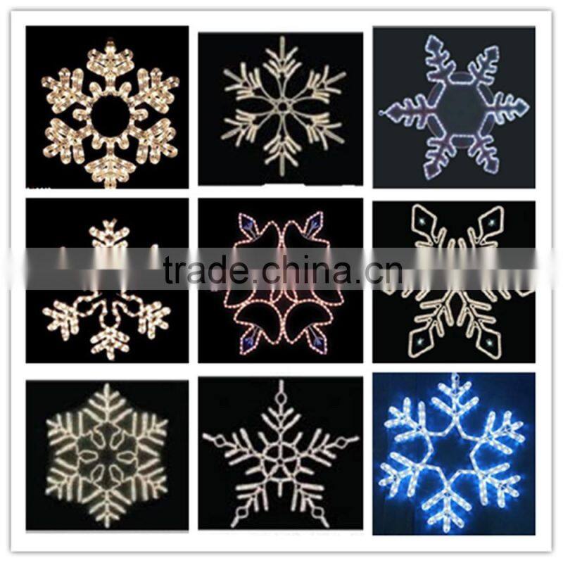 light up snowflake 3 layers led Christmas decorative light wedding decoration lights