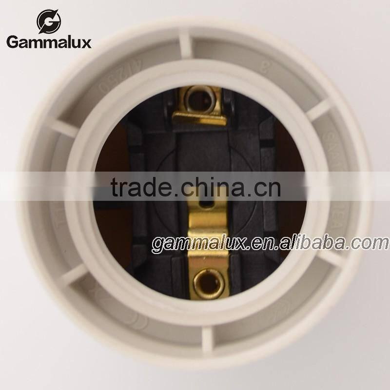 E27 Plastic Lamp Holder Electric Light Socket Lamp Cap E27 Lamp Bases Adapter for Home Indoor Lighting