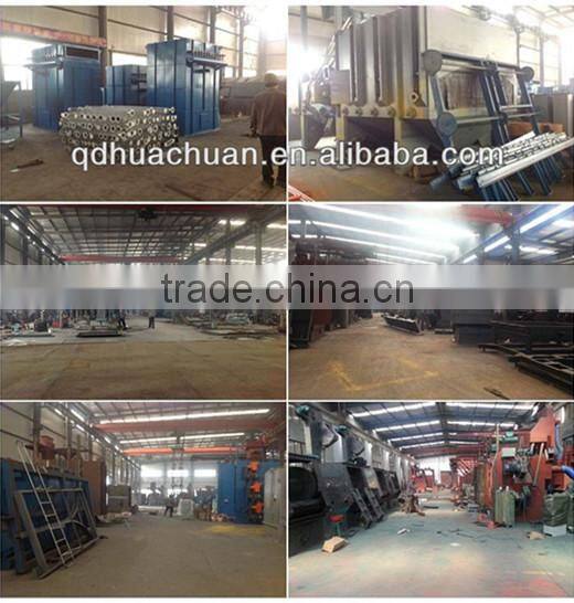 Tumble rubber belt shot blasting machine