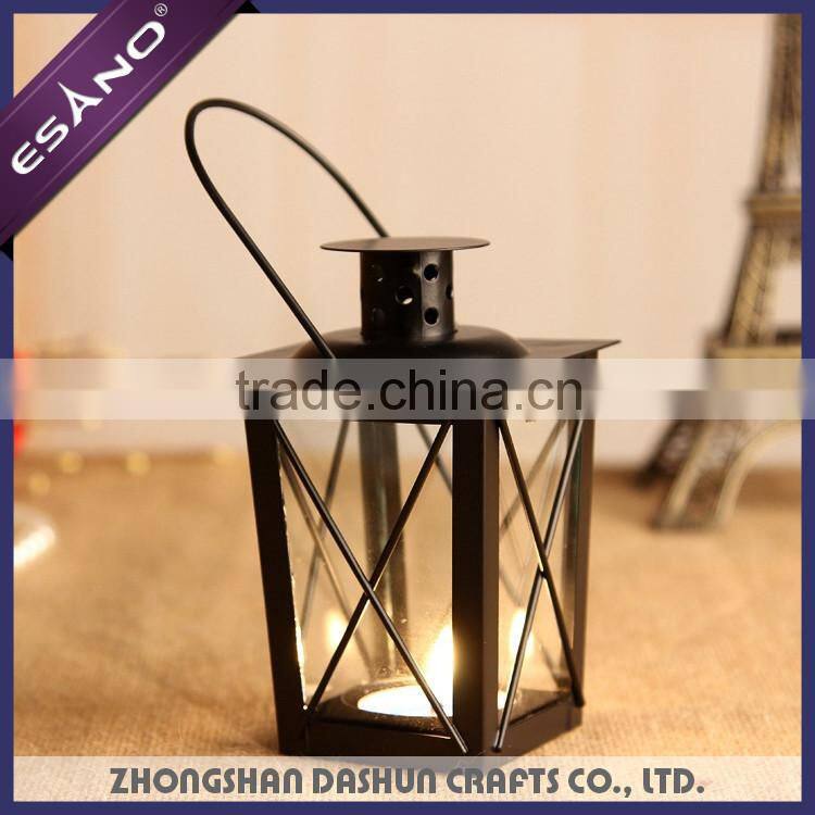 Wholesale decorative icon black candle jars