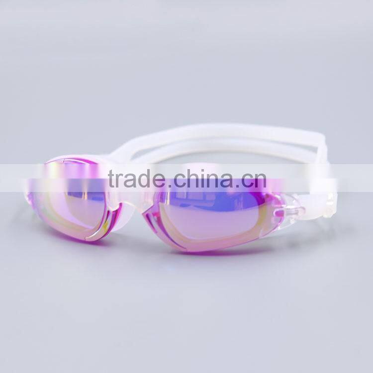 High grade silicone cartoon child swimming goggles for kids