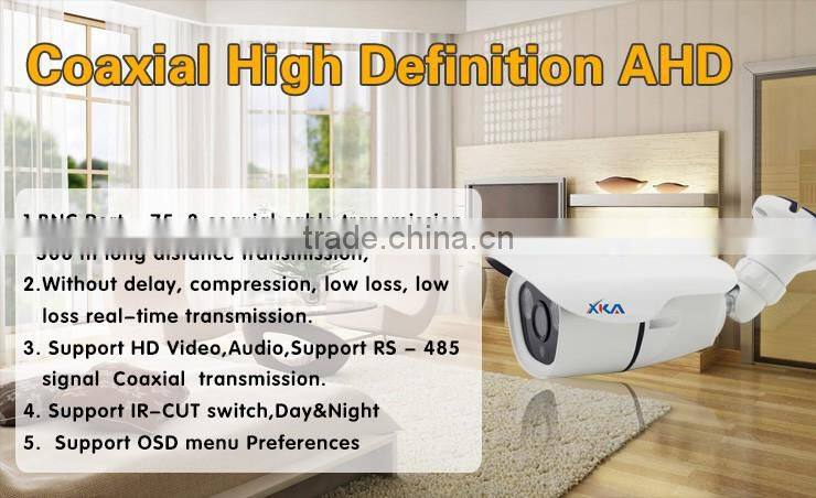 Infrared Day and Night vision auto switch Water-proof bullet High definition 1080P AHD camera