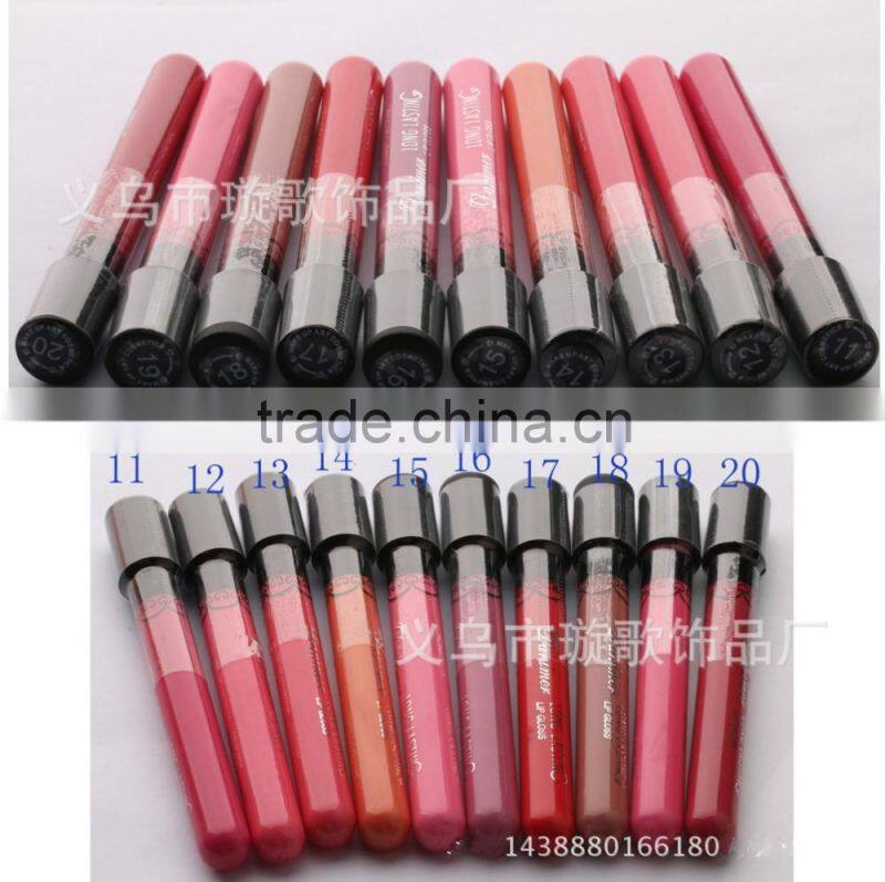 longlasting kissproof 38color matte liquid lipstck black purple blue green color special color