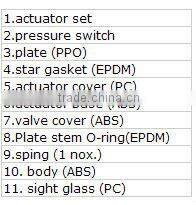 Multi-function and convenience Automatic pool 6 multi-port valves