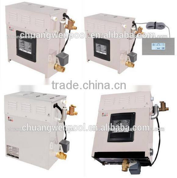 Sauna steam generators for commercial use
