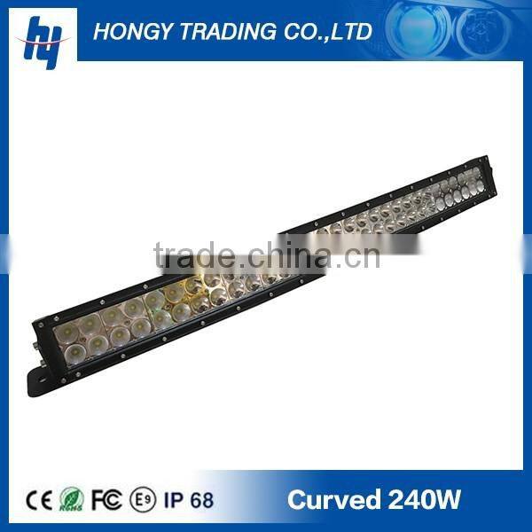 240w curve light bar 4x4 offroad curve led light bar for truck 10-30v 240w curve light bar
