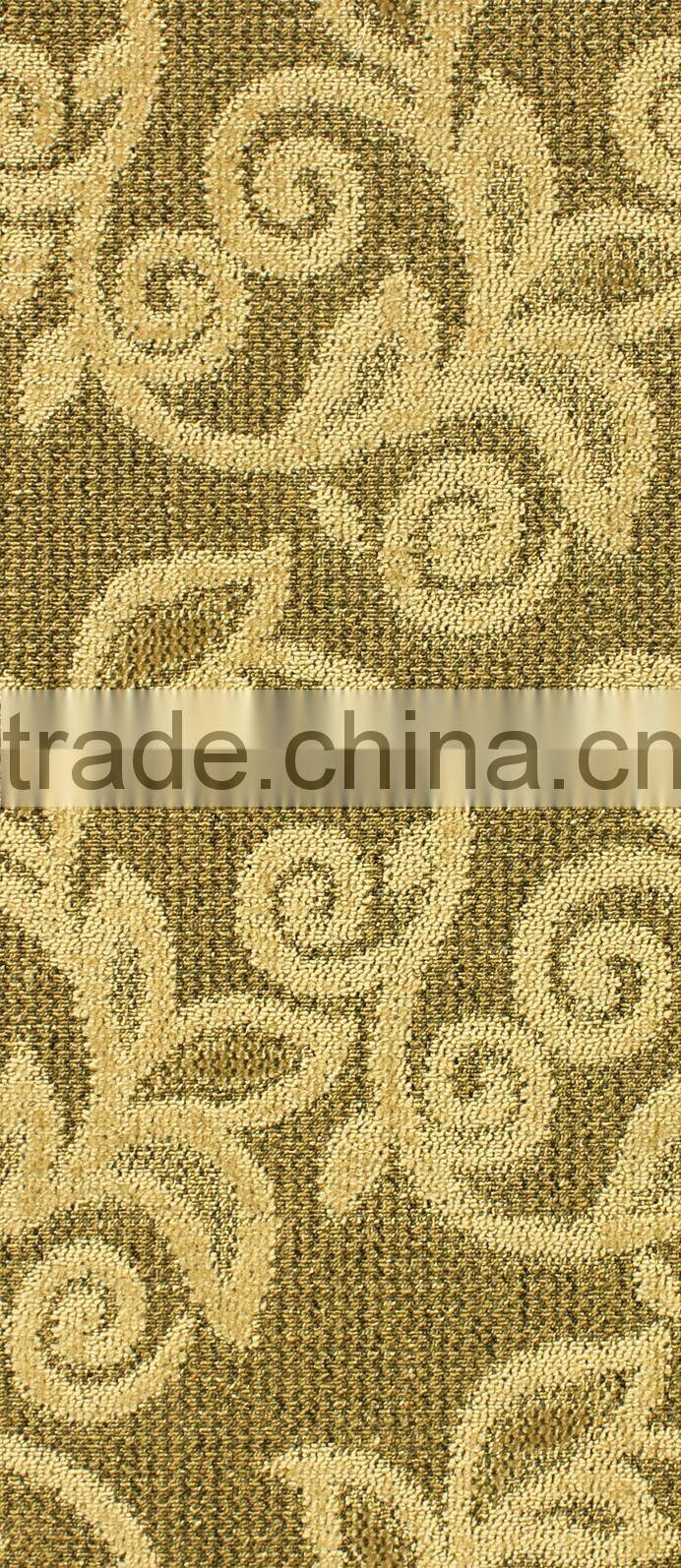 100% polypropylene tufted carpet for the hotel bedroom